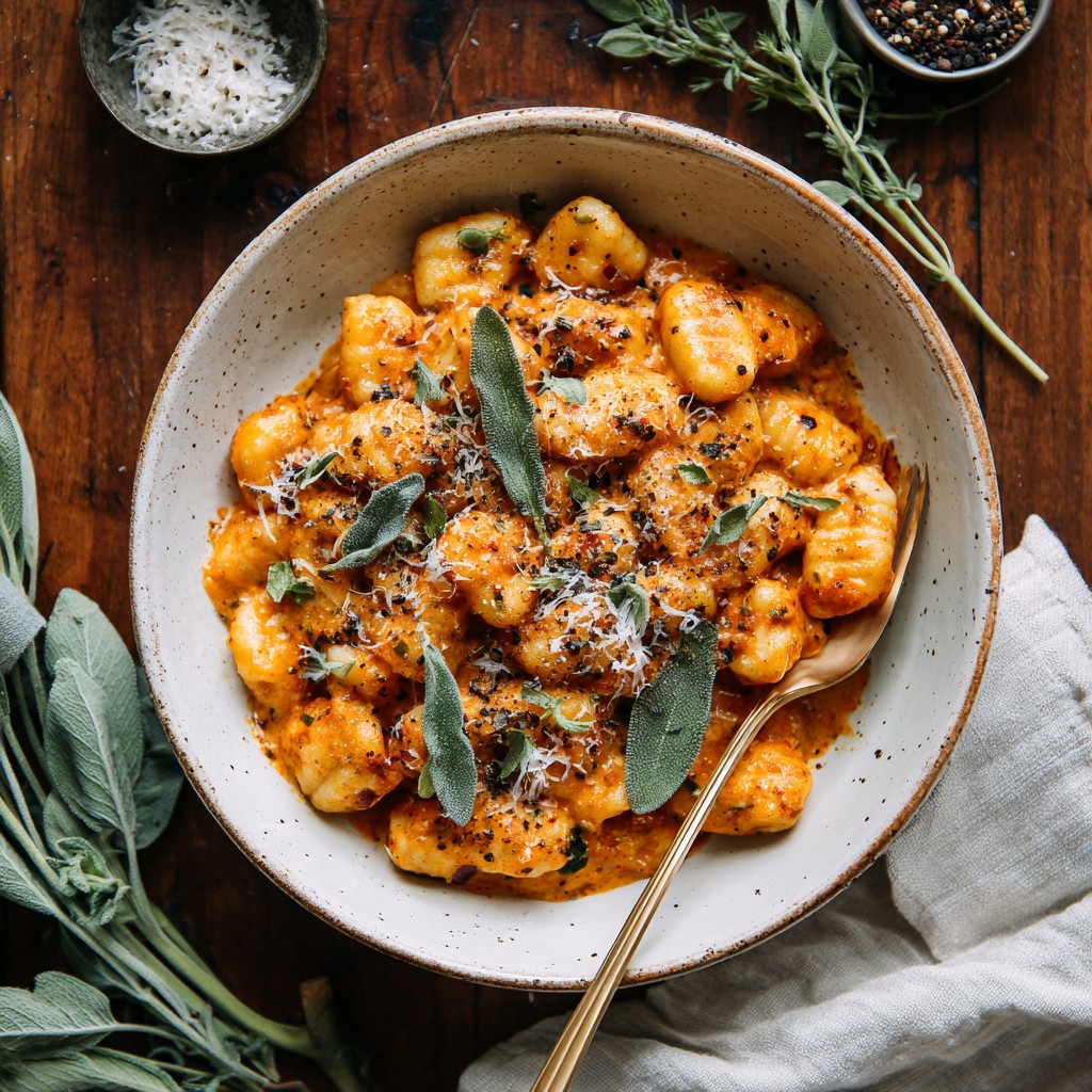 Cozy Fall Pumpkin Sage Gnocchi