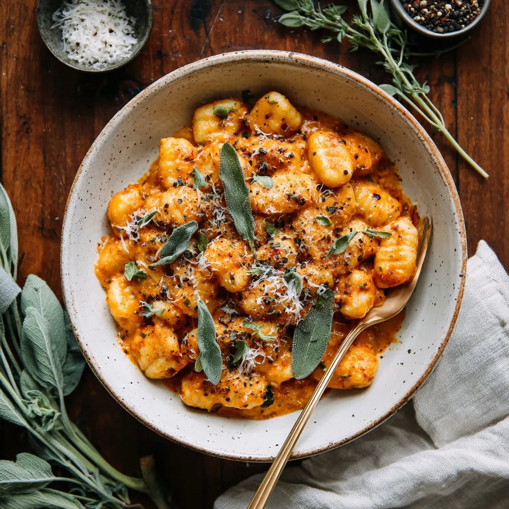 Cozy Fall Pumpkin Sage Gnocchi