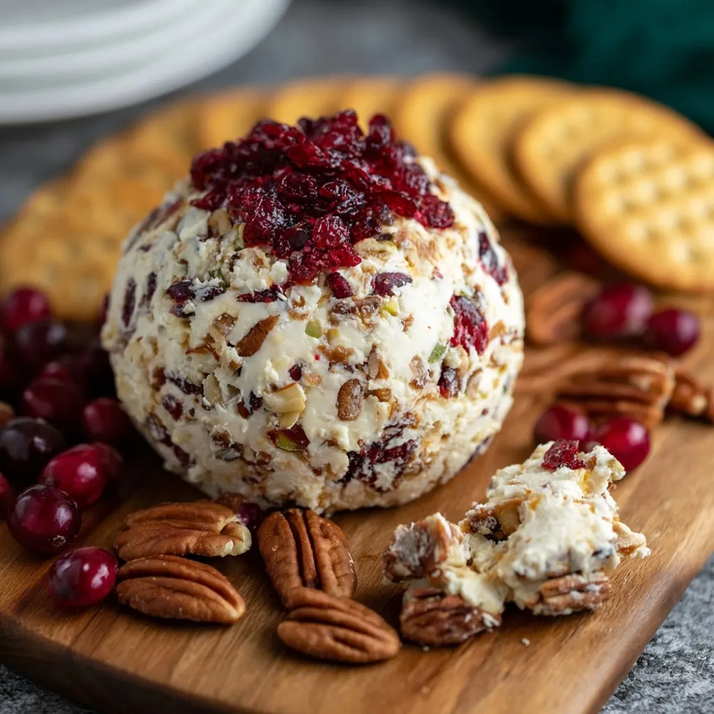 Cranberry Pecan Cheese Ball Recipe 1 Cranberry Pecan Cheese Ball Recipe