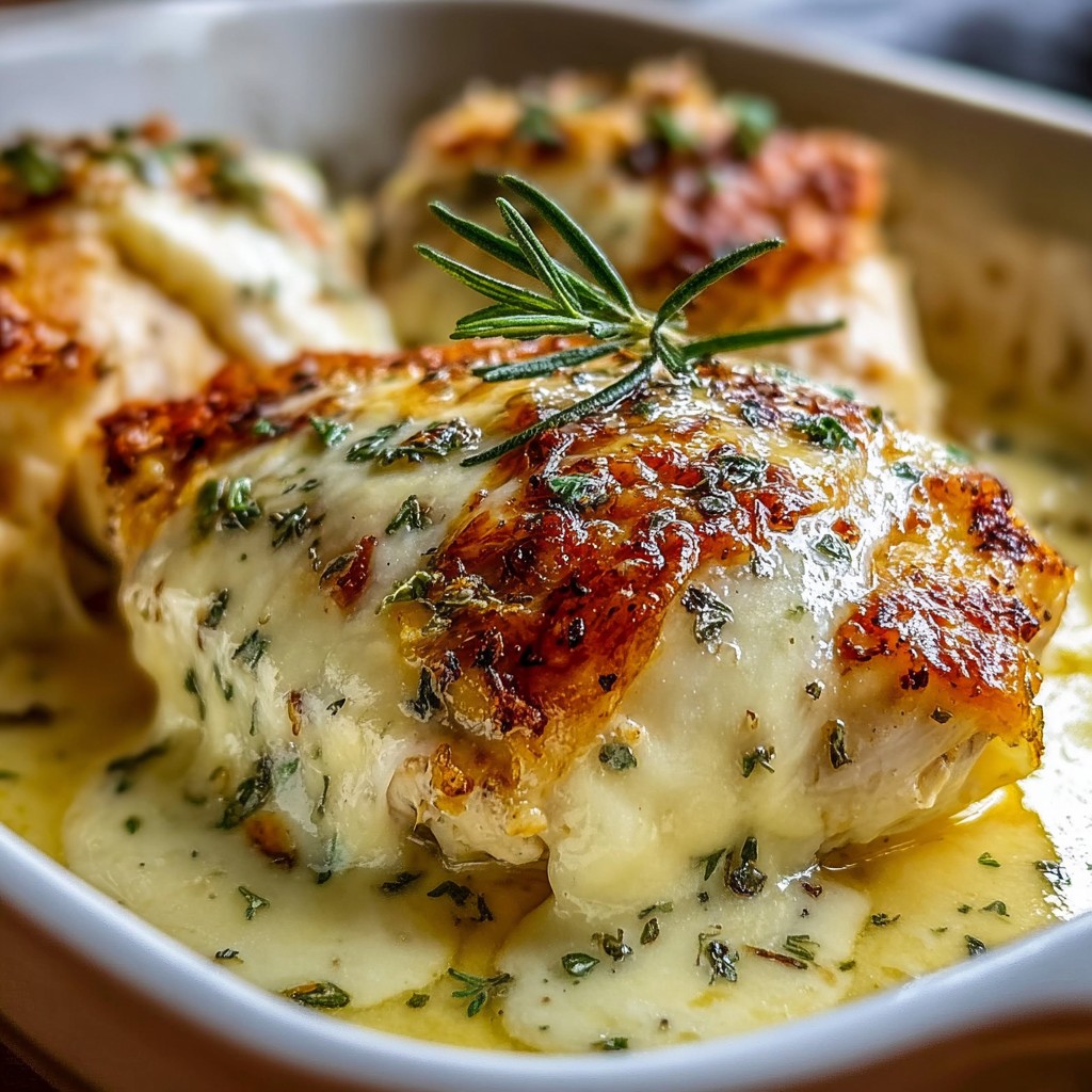 Creamy Baked Asiago Chicken Recipe
