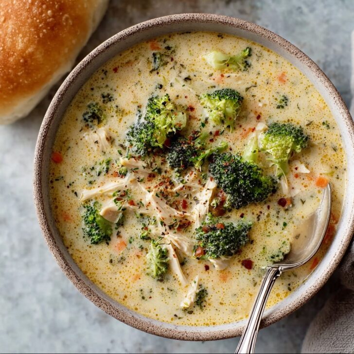 Creamy Chicken and Broccoli Soup