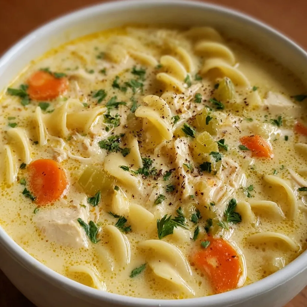 Creamy Chicken Noodle Soup