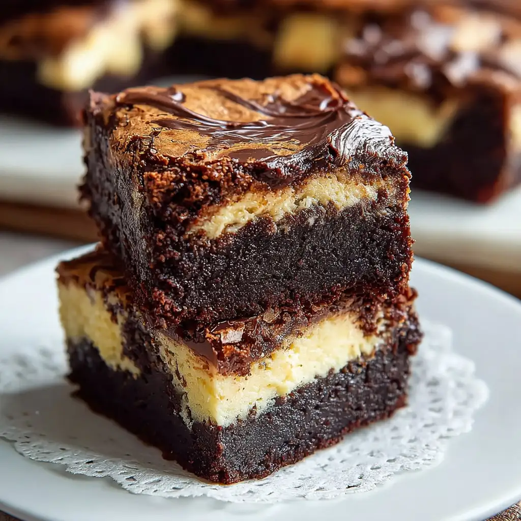 Decadent Cheesecake Brownies