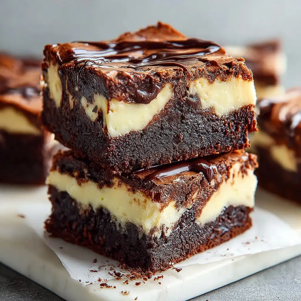 Decadent Cheesecake Brownies
