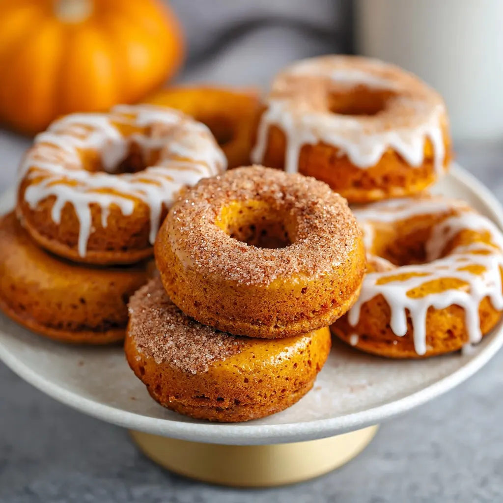 Easy Baked Pumpkin Donuts 1 Easy Baked Pumpkin Donuts