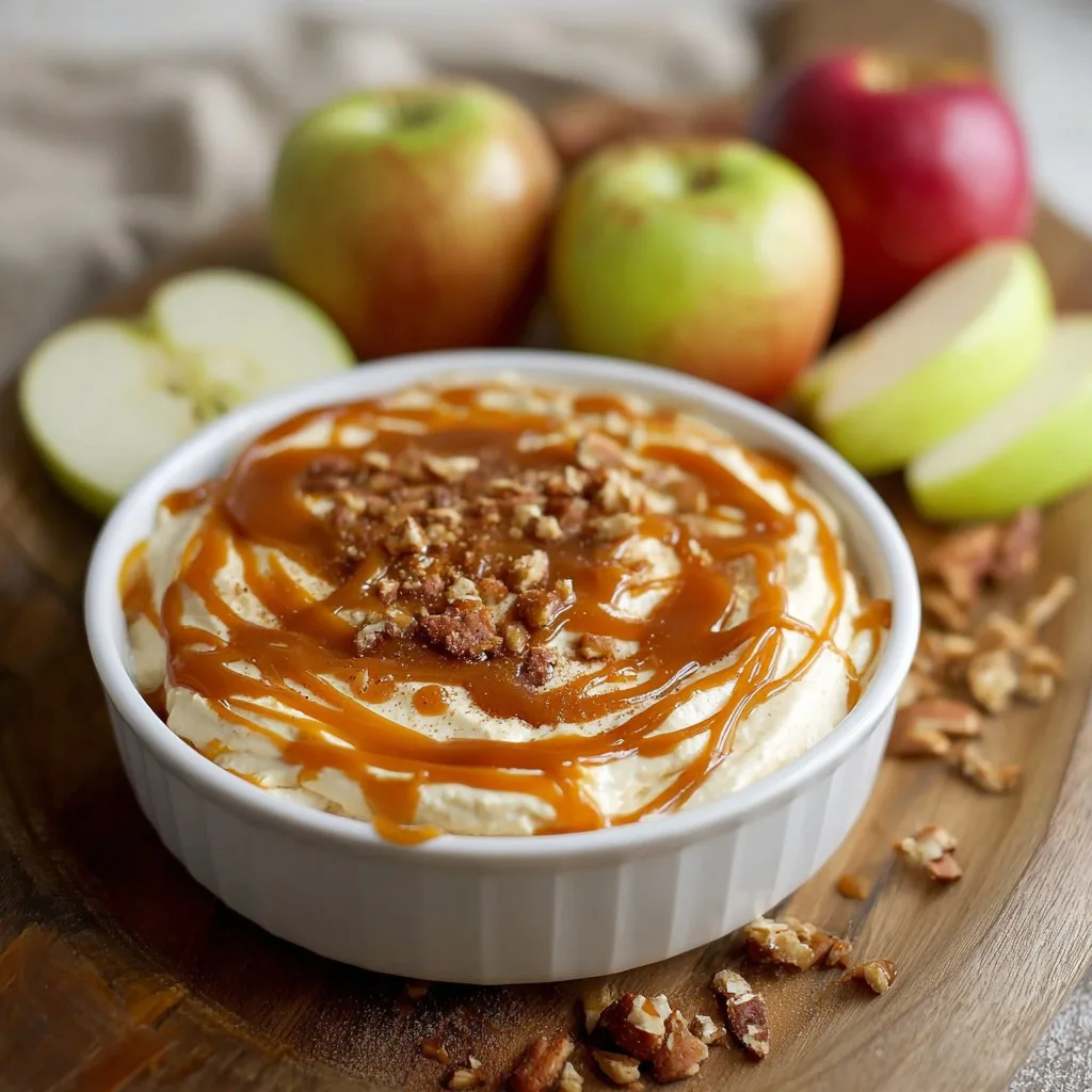 Easy Caramel Apple Cheesecake Dip Recipe