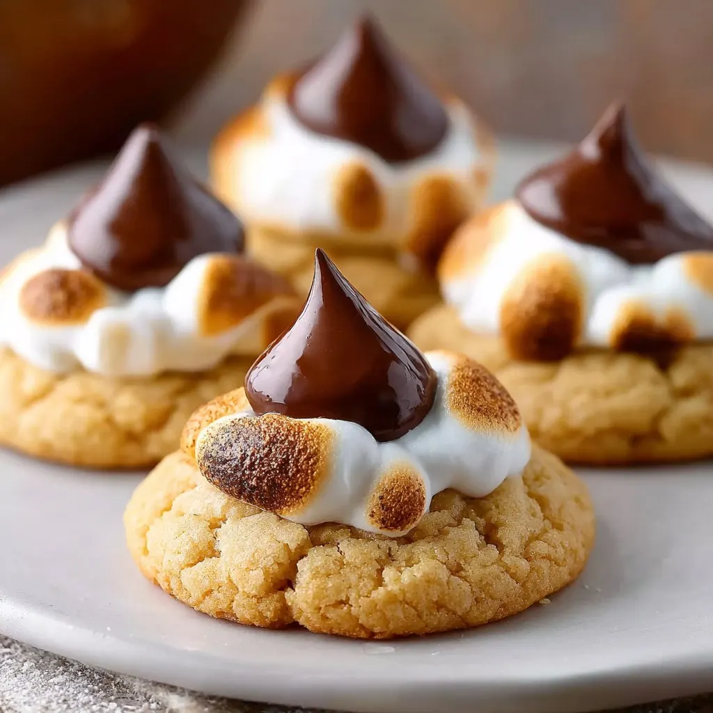 Easy Hershey S’mores Kiss Cookies Recipe