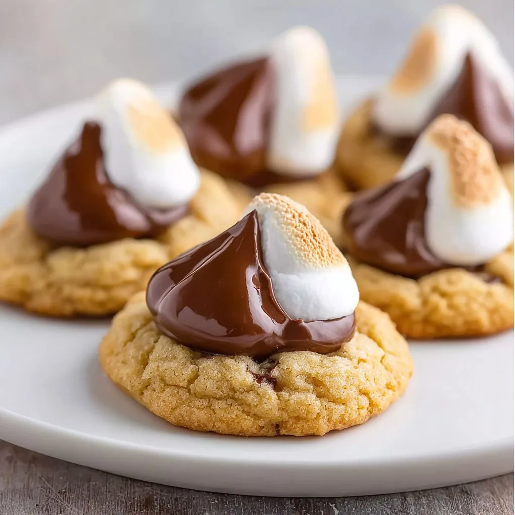 Easy Hershey S’mores Kiss Cookies Recipe