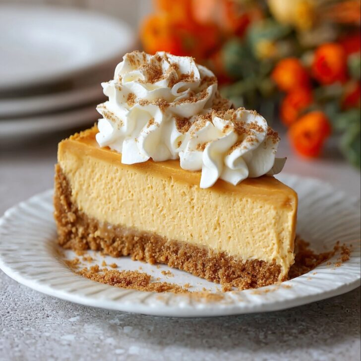 Easy No Bake Pumpkin Cheesecake Recipe