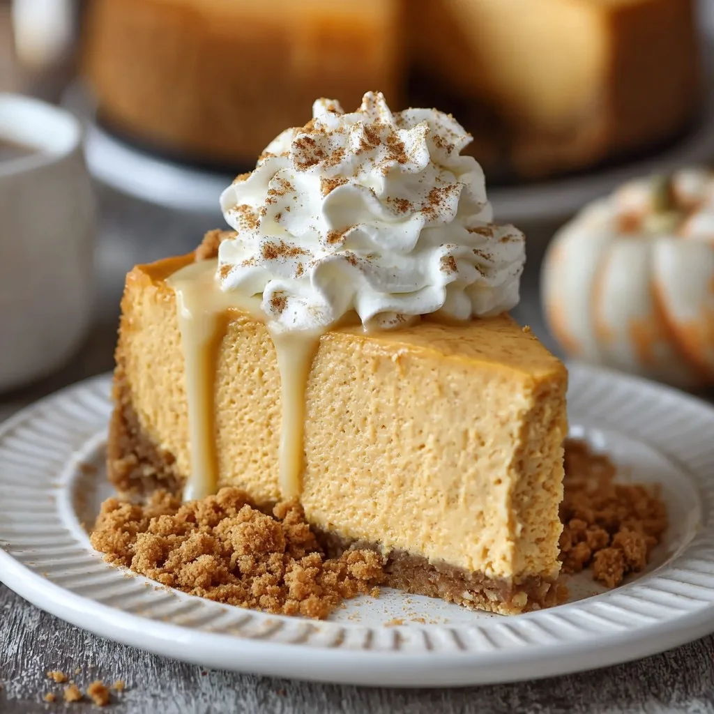 Easy No Bake Pumpkin Cheesecake Recipe