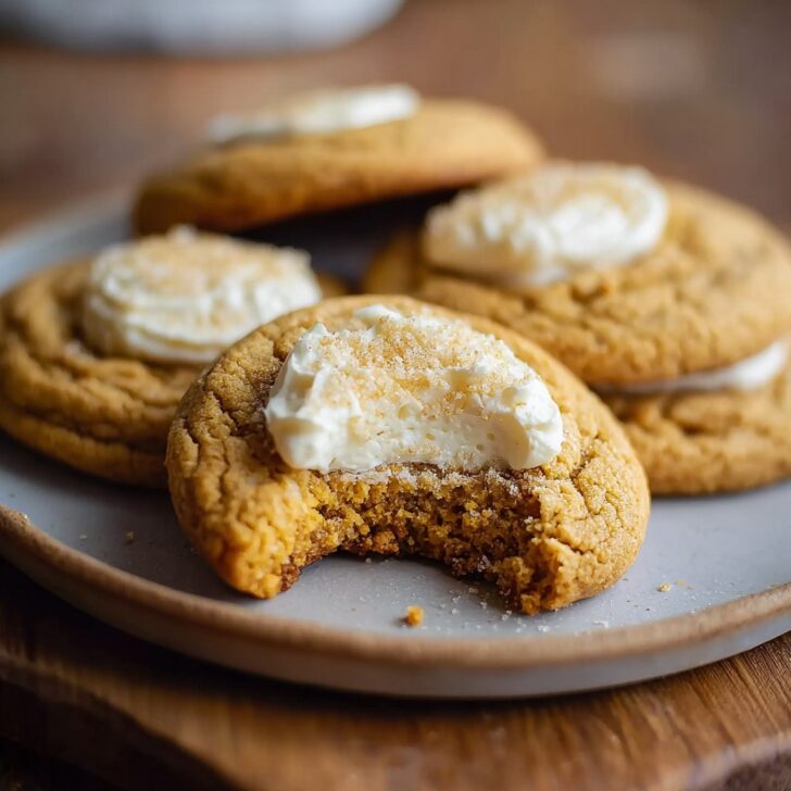 Fall Pumpkin Cheesecake Cookies