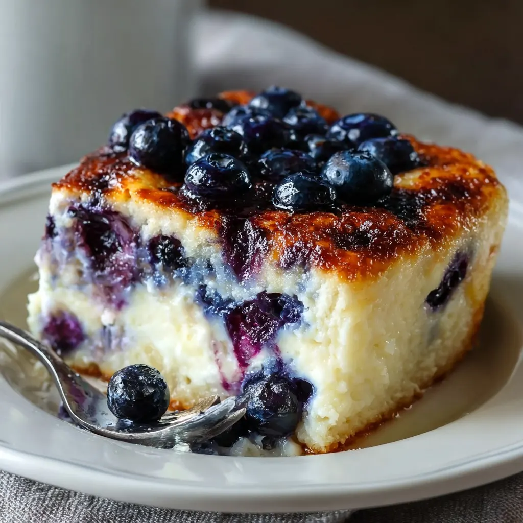 Healthy Blueberry Cottage Cheese Breakfast Bake 1 Healthy Blueberry Cottage Cheese Breakfast Bake