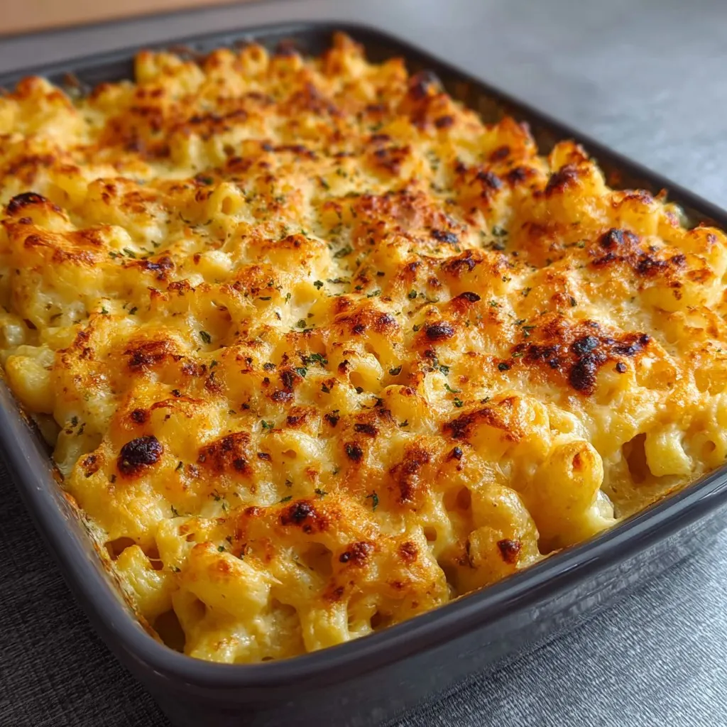 Homemade Baked Mac and Cheese Dinner Idea