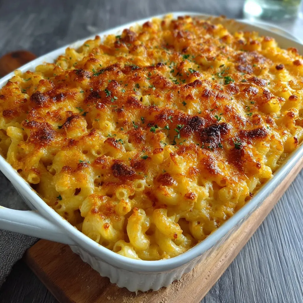 Homemade Baked Mac and Cheese Dinner Idea