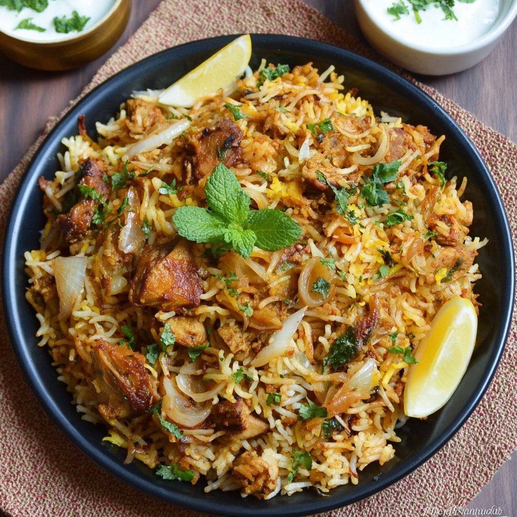 Homemade Jackfruit Biryani