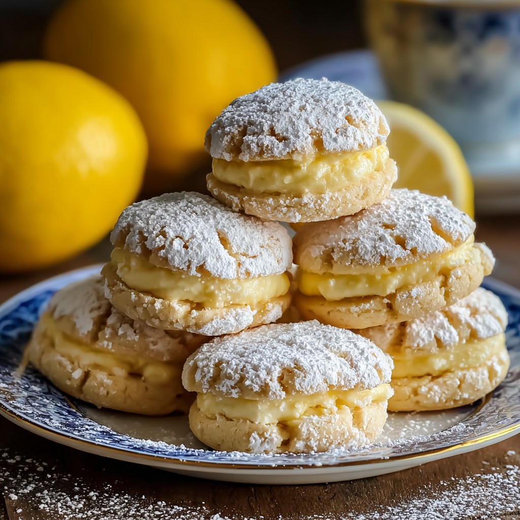 Luscious Lemon Gooey Butter Cookies