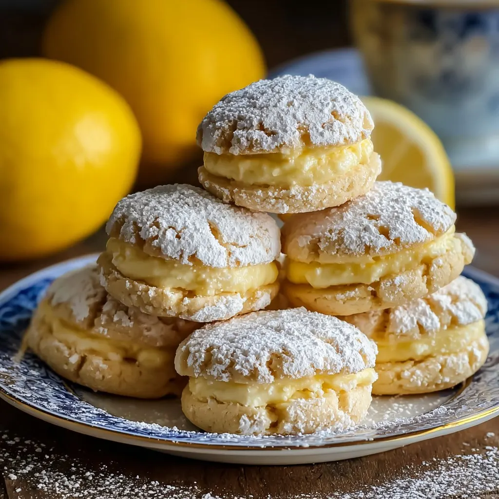 Luscious Lemon Gooey Butter Cookies