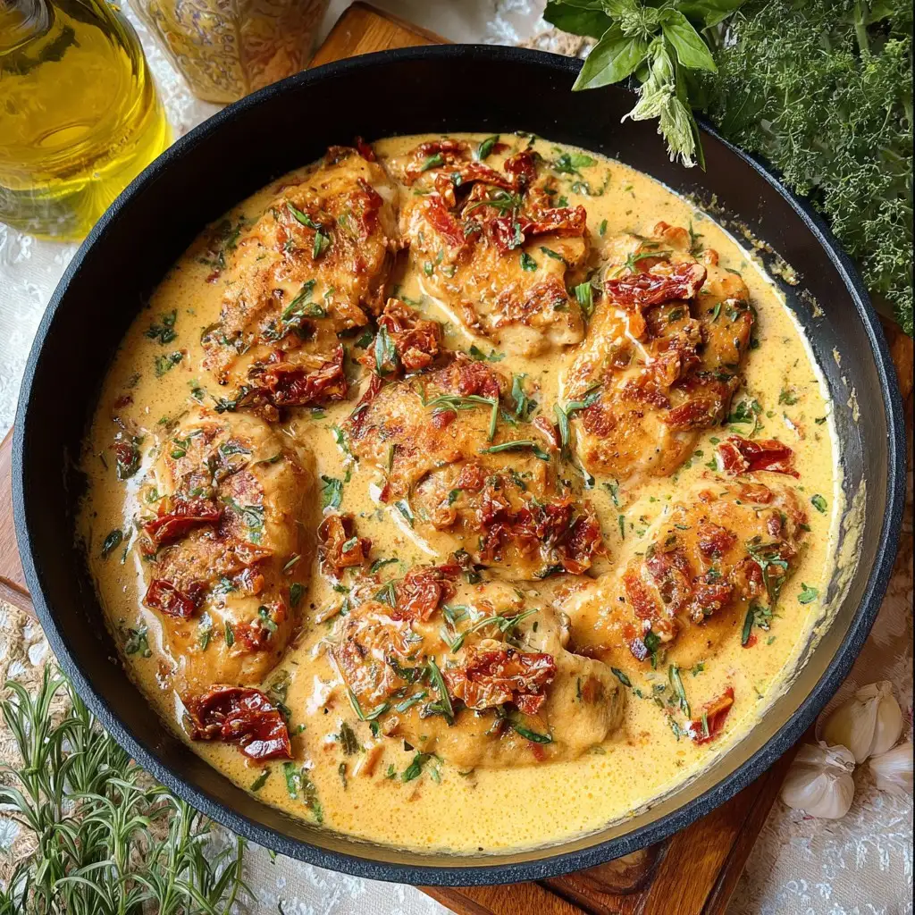 Marry Me Chicken (In Sun-Dried Tomato Cream Sauce)