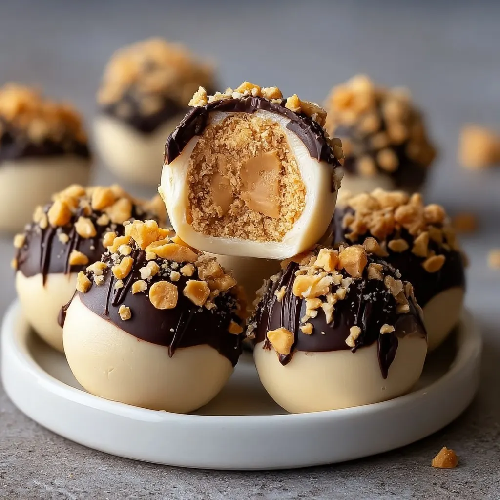 No-Bake Peanut Butter Cheesecake Balls 1 No-Bake Peanut Butter Cheesecake Balls