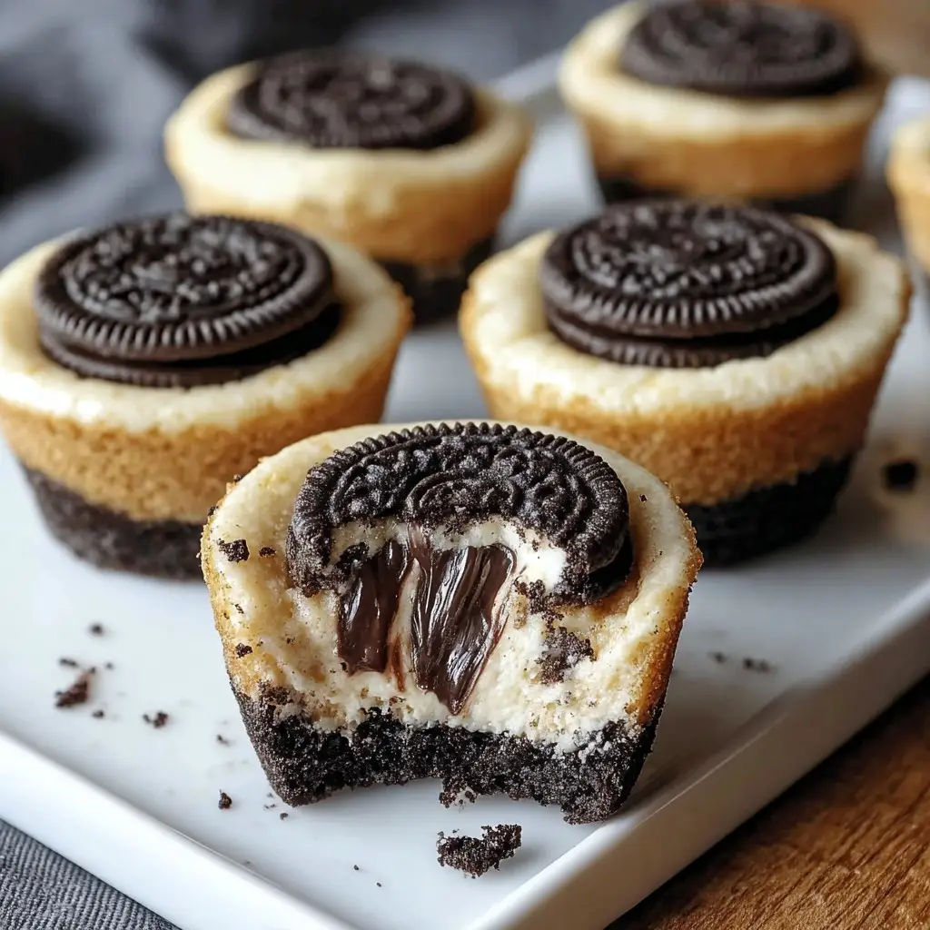 Oreo Cheesecake Cookie Cups