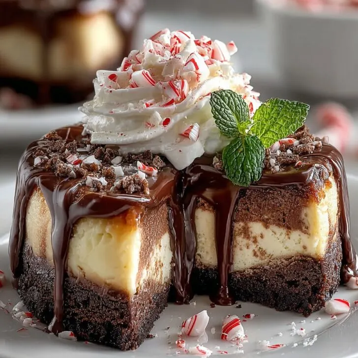 Peppermint Chocolate Cheesecake Recipe