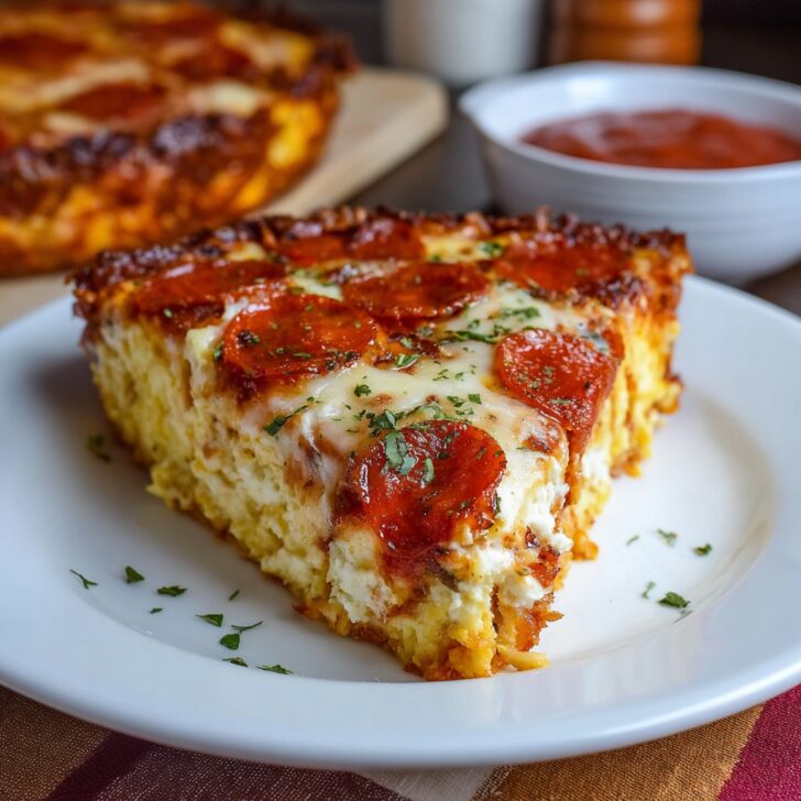 Pizza Style Cottage Cheese Bake