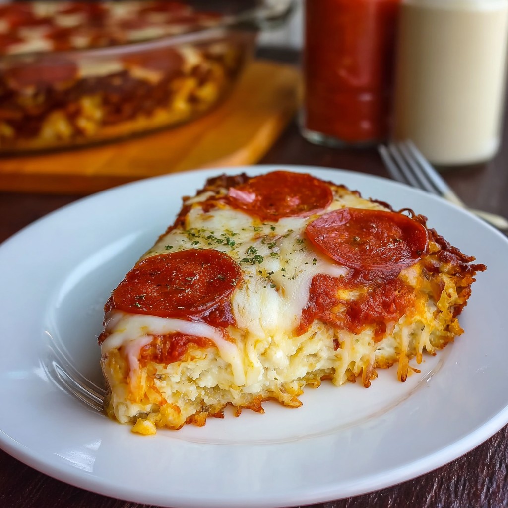 Pizza Style Cottage Cheese Bake