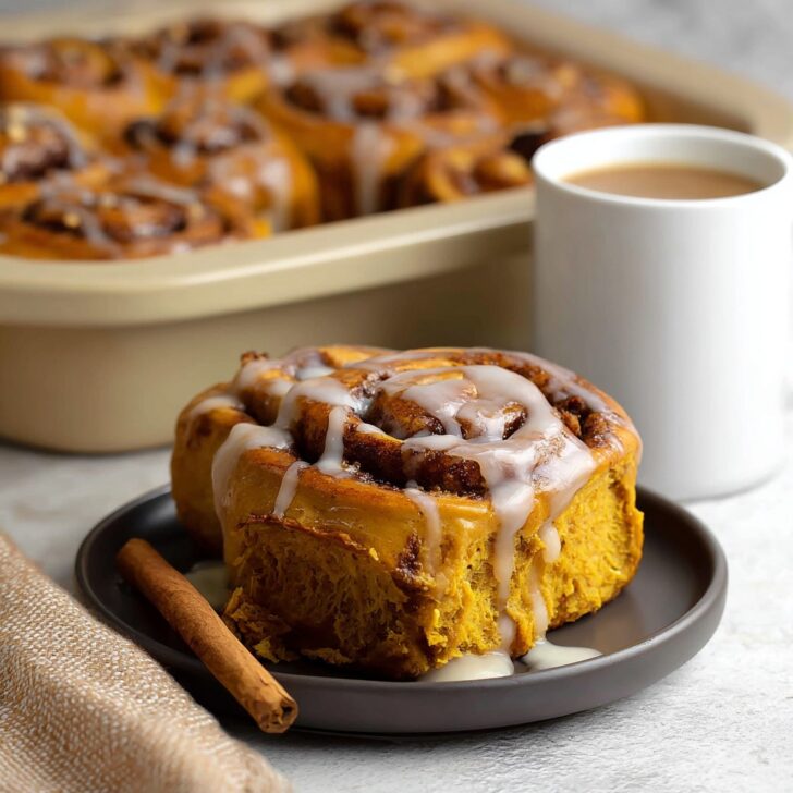Pumpkin Chai Cinnamon Rolls