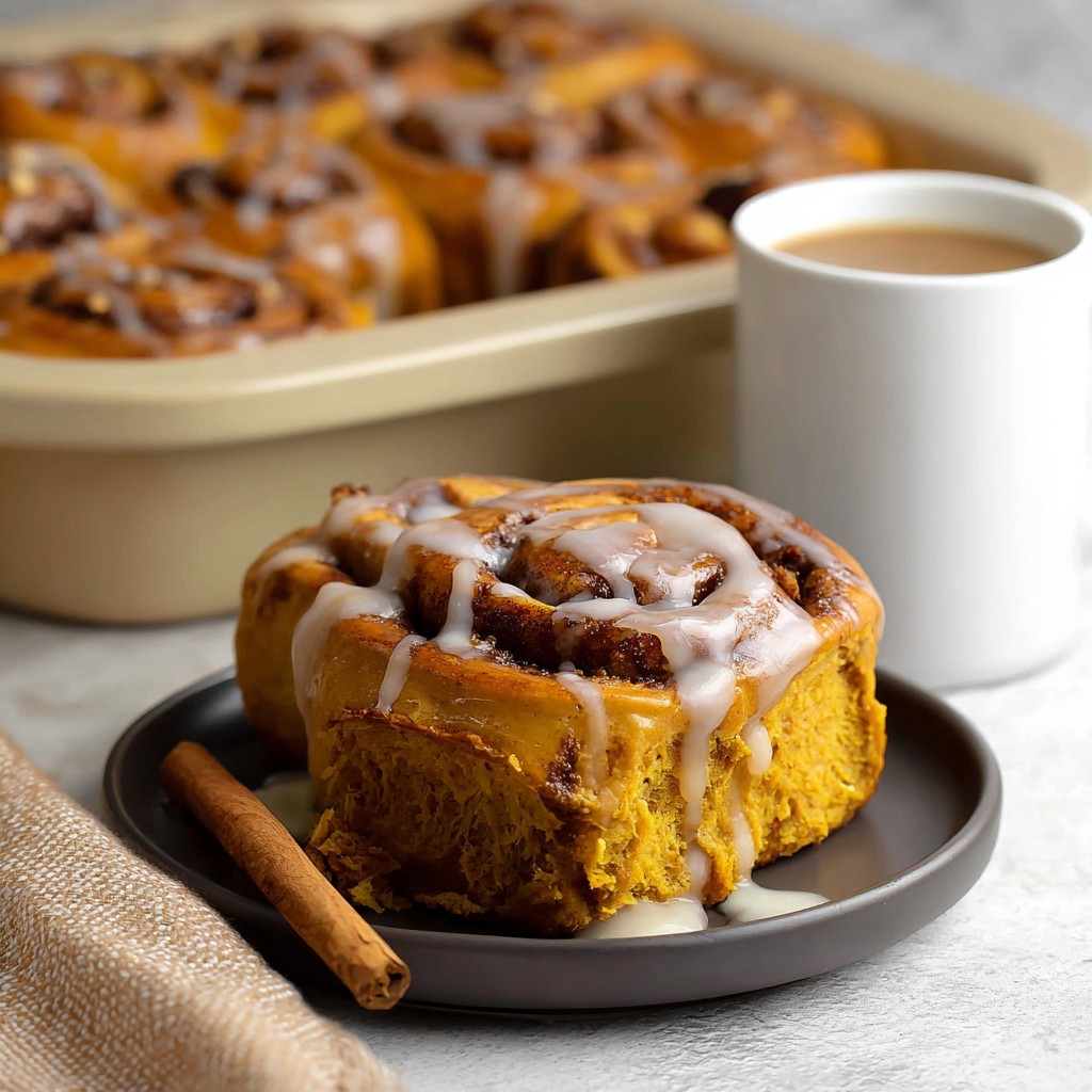 Pumpkin Chai Cinnamon Rolls