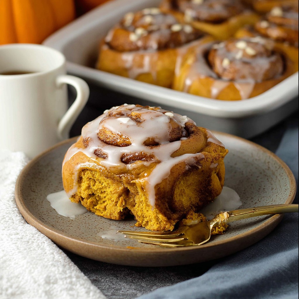 Pumpkin Chai Cinnamon Rolls