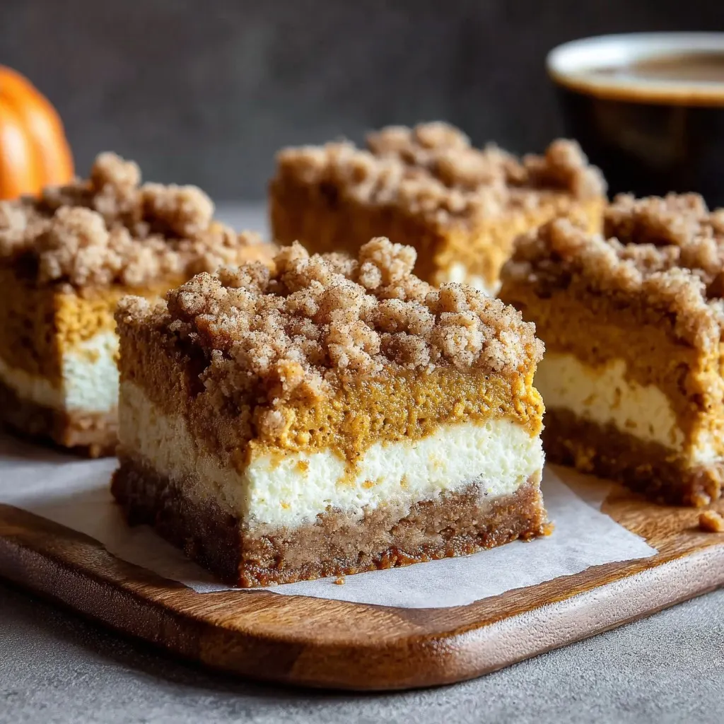 Pumpkin Cheesecake Bars with Streusel Recipe 1 Pumpkin Cheesecake Bars with Streusel Recipe