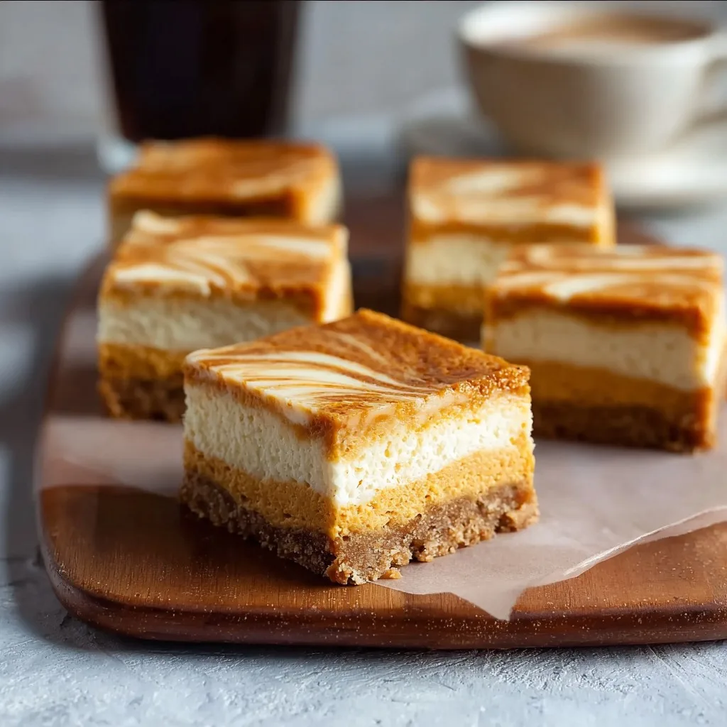 Pumpkin Cheesecake Bars 1 Pumpkin Cheesecake Bars