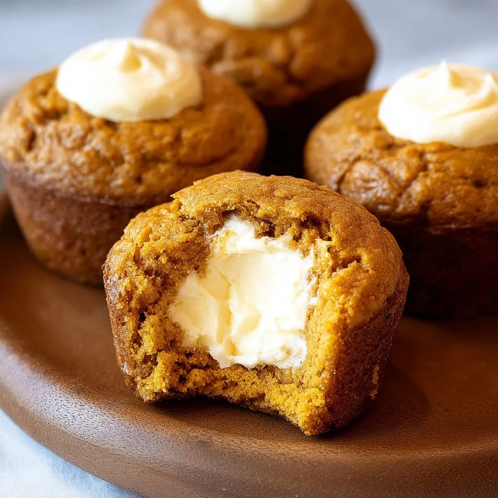 Pumpkin Cream Cheese Muffins