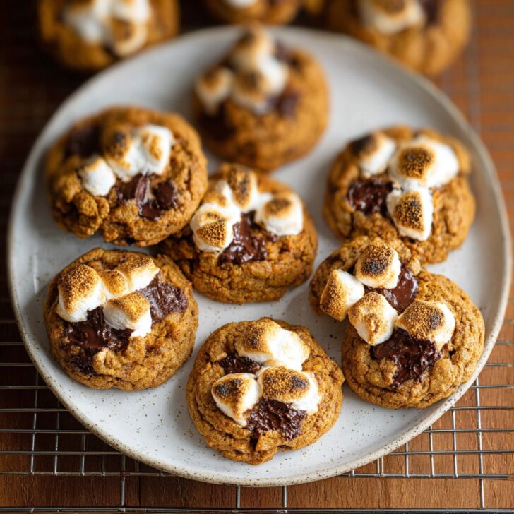 Pumpkin S’mores Cookies
