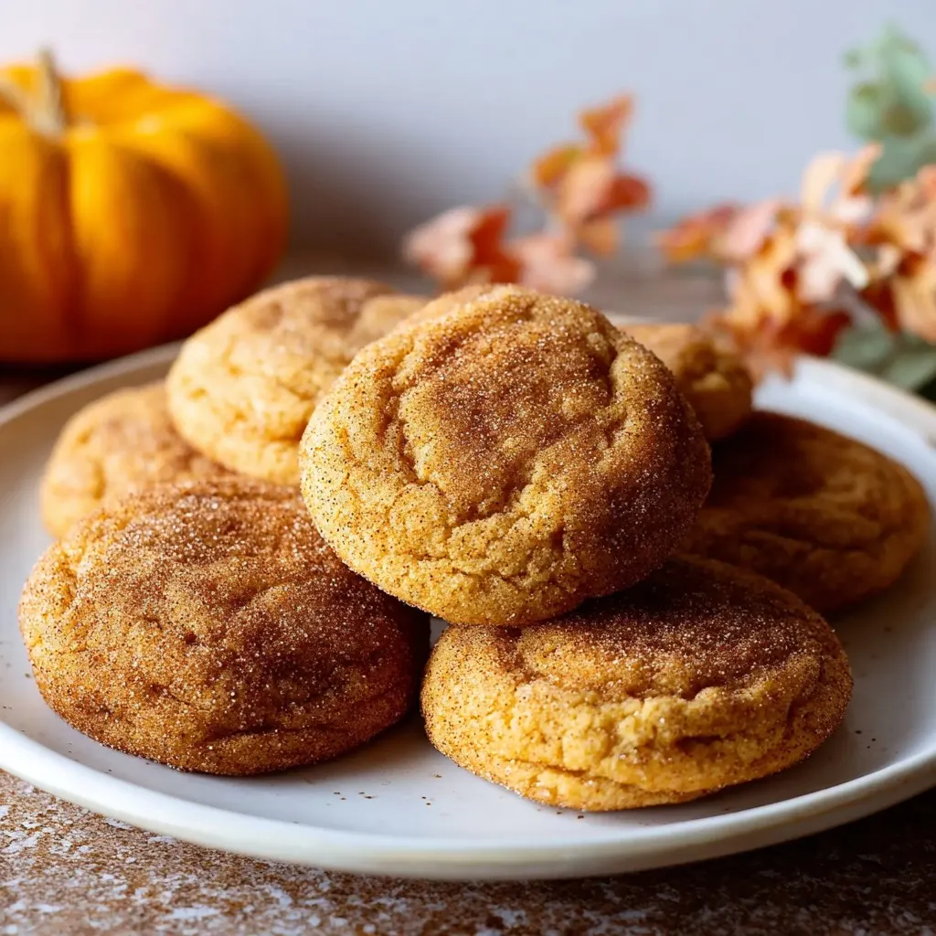 Pumpkin Snickerdoodle Cookies