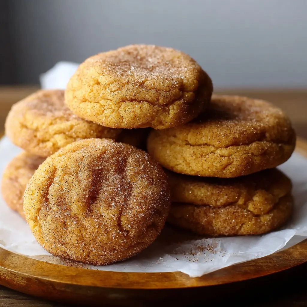Pumpkin Snickerdoodle Cookies