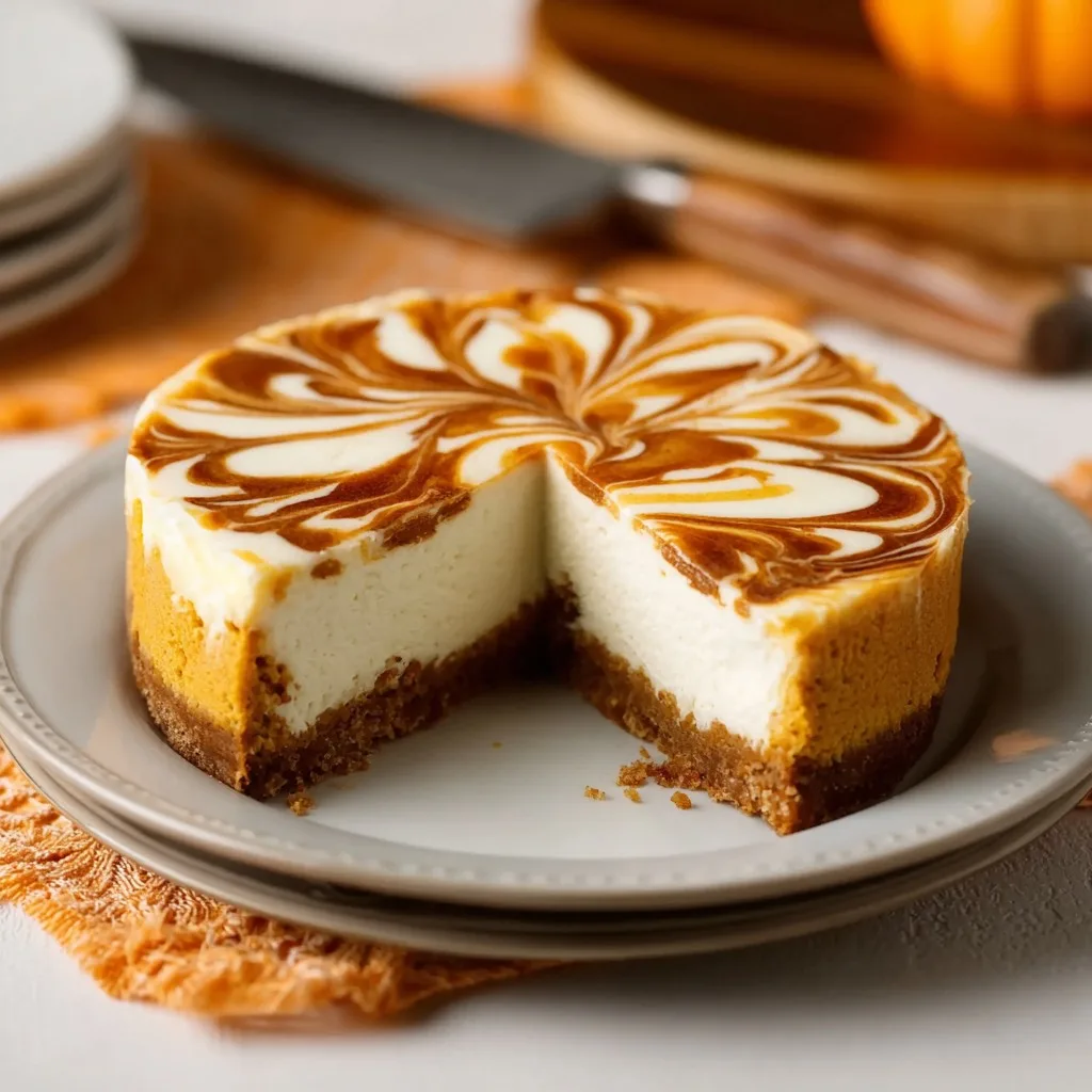 Pumpkin Swirl Cheesecake Recipe
