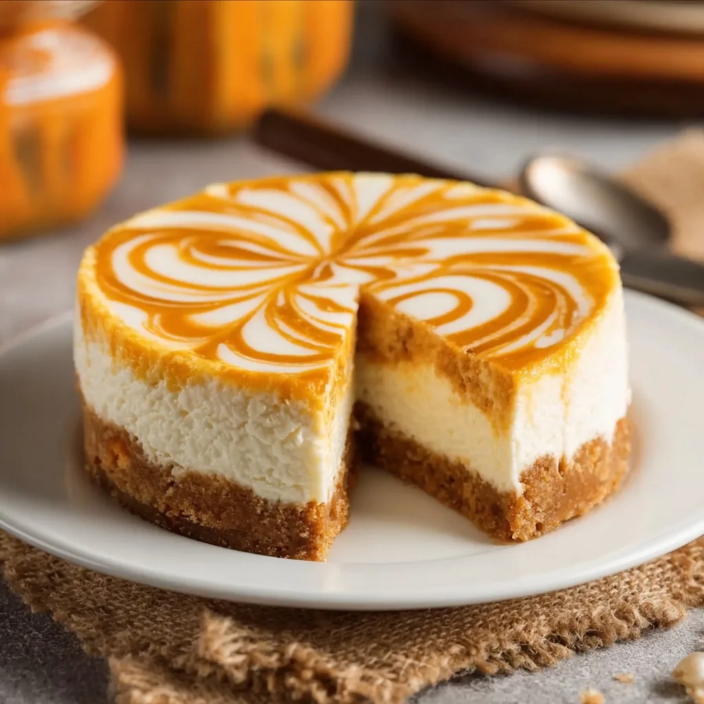 Pumpkin Swirl Cheesecake Recipe