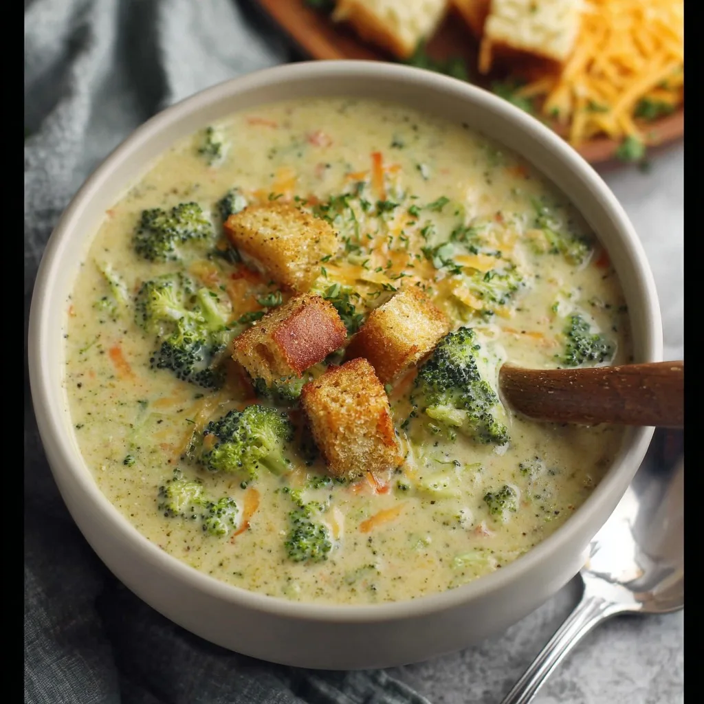 Smoked Gouda Broccoli Soup