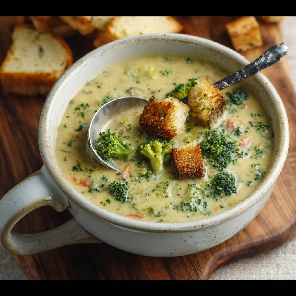 Smoked Gouda Broccoli Soup