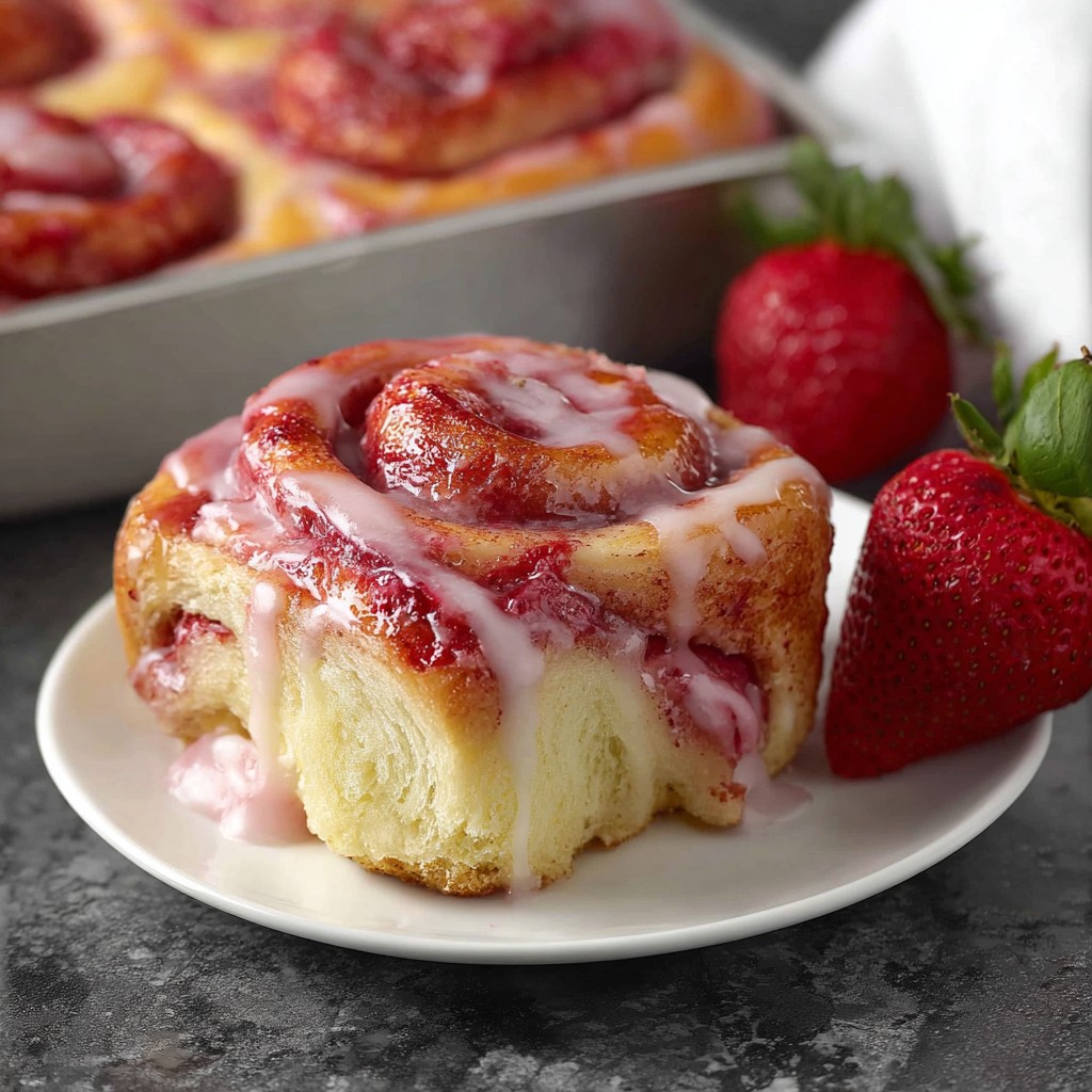 Strawberry Sweet Rolls