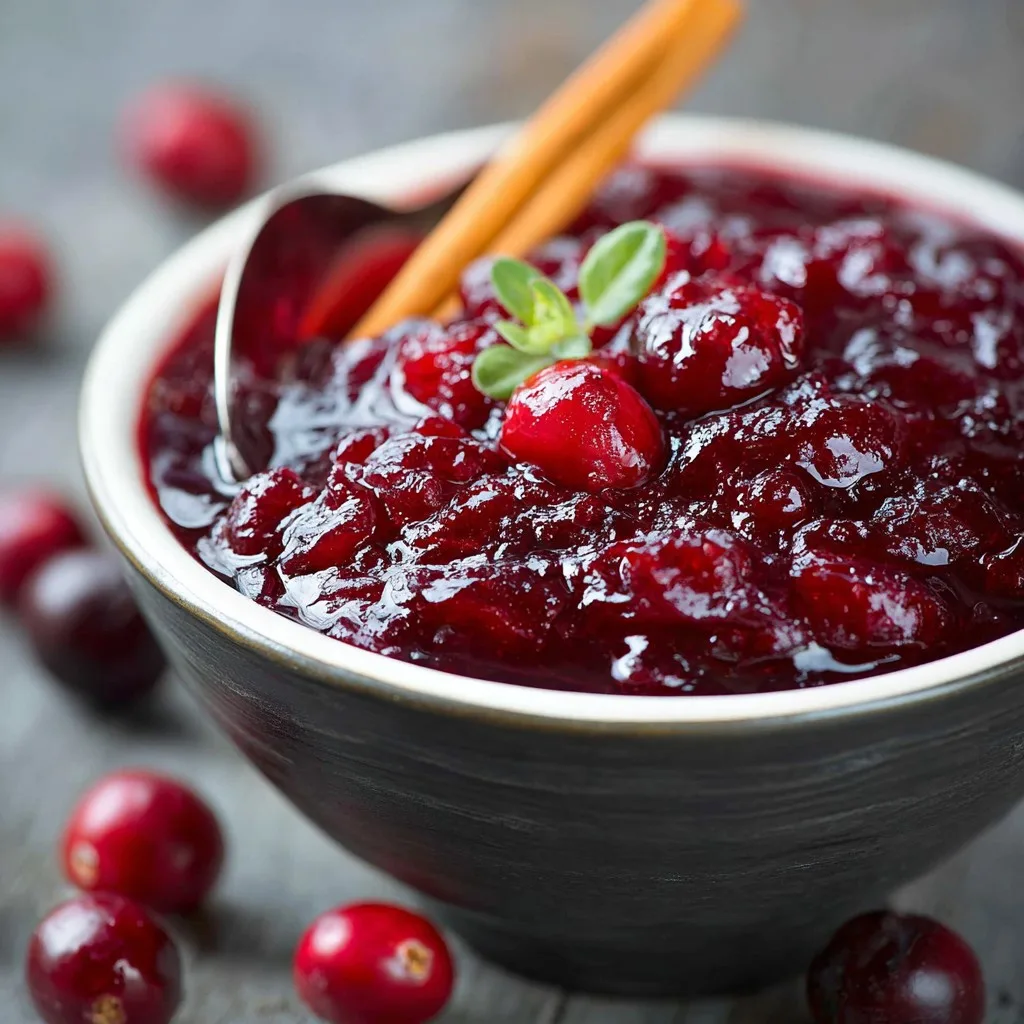 Tasty Christmas Cranberry Sauce