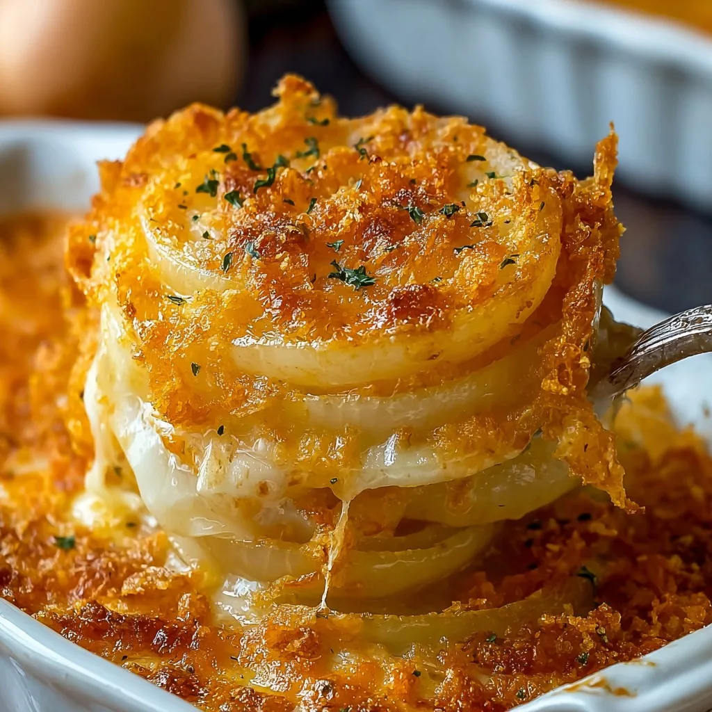 Tennessee Onions – The Cheesy Baked Side Dish Better Than Onion Rings
