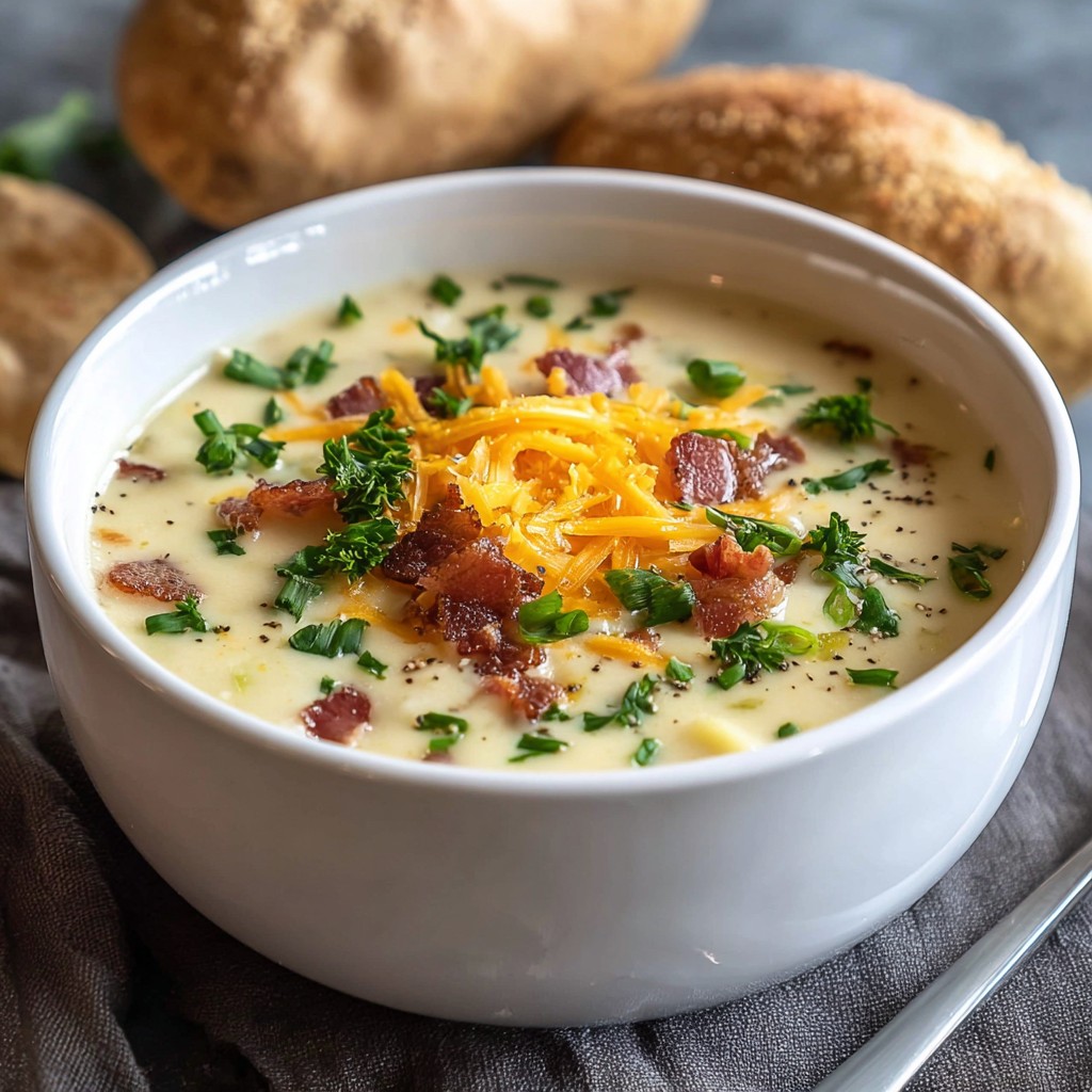 The Best Homemade Loaded Potato Soup