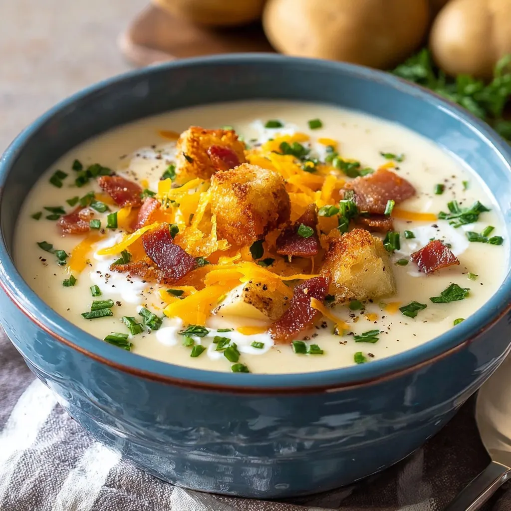 The Best Homemade Loaded Potato Soup
