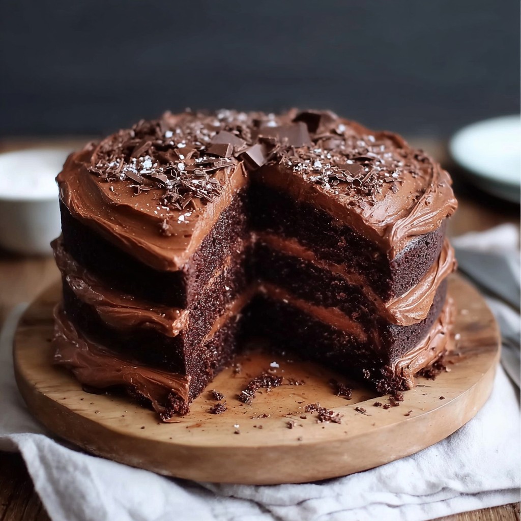 The Perfect Matilda Chocolate Cake
