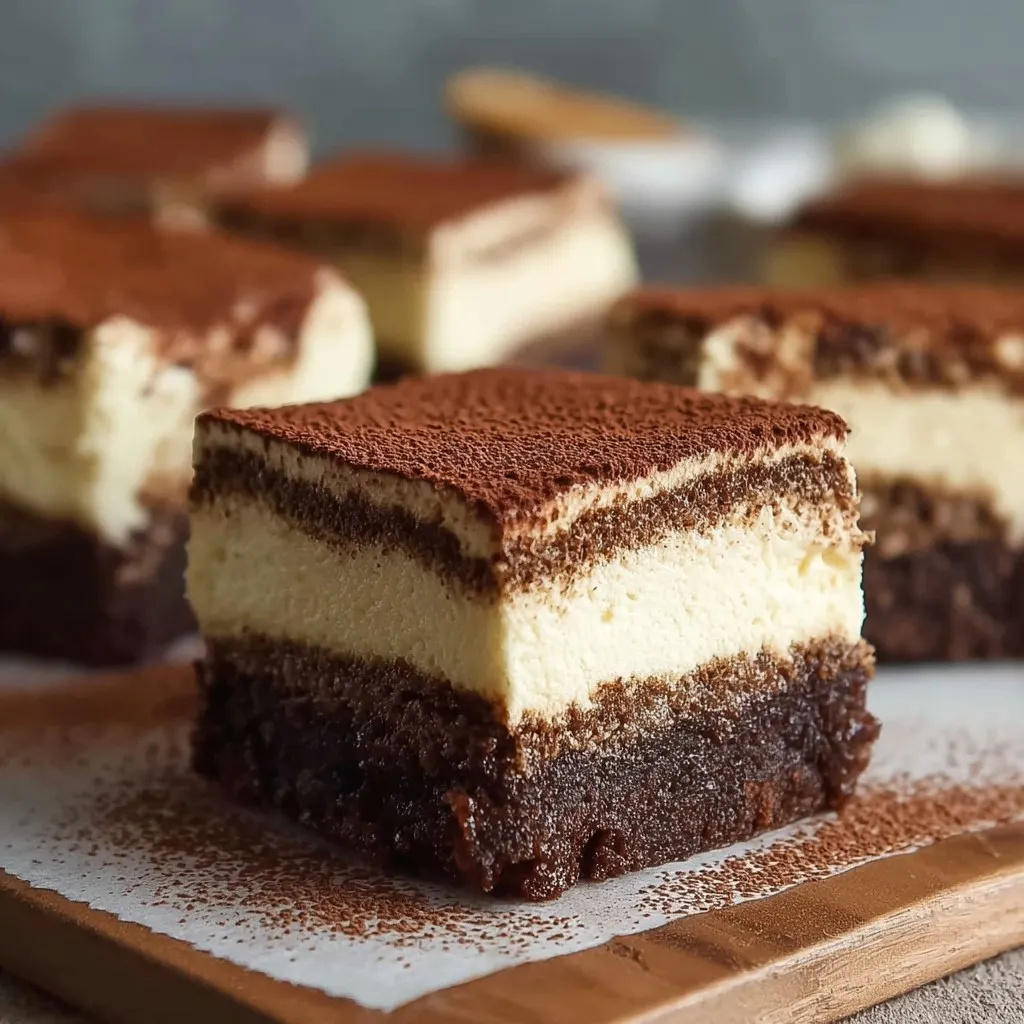 Tiramisu Brownies