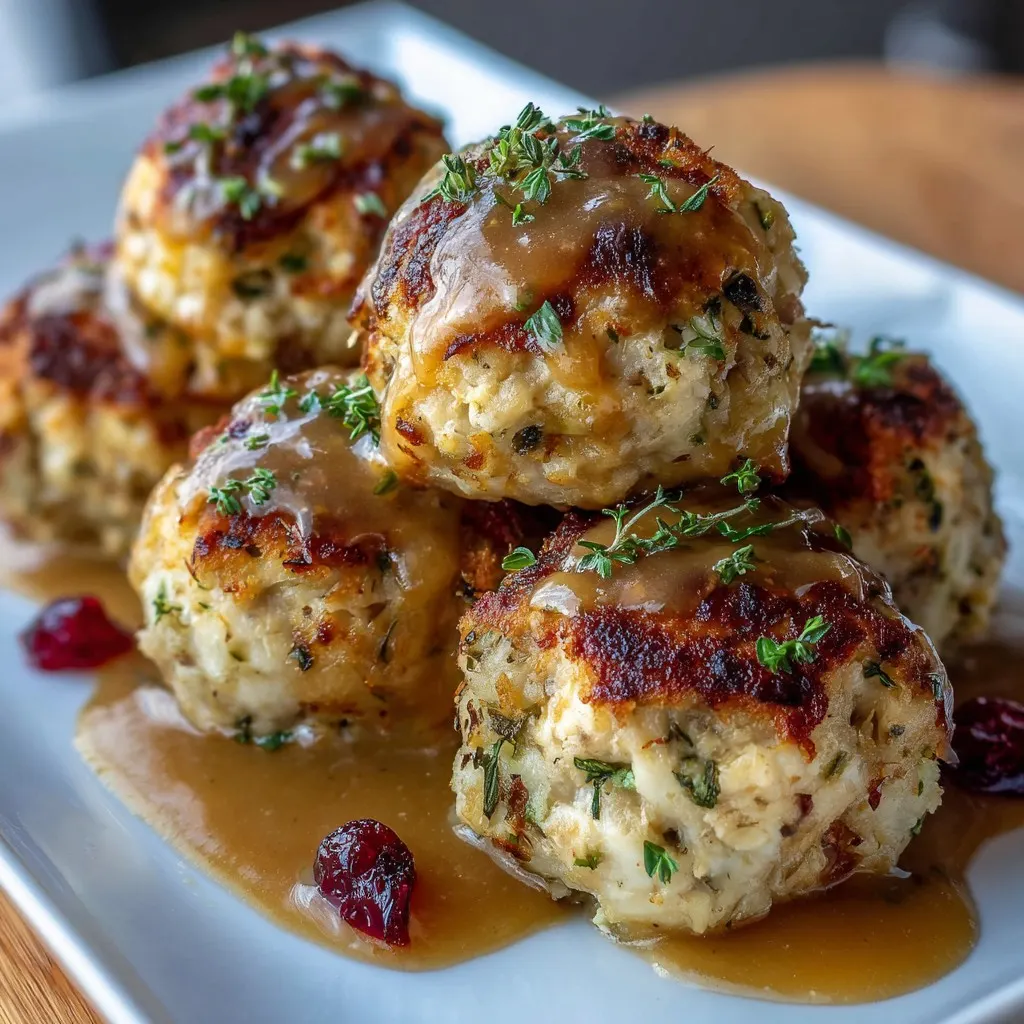 Turkey Stuffing Balls