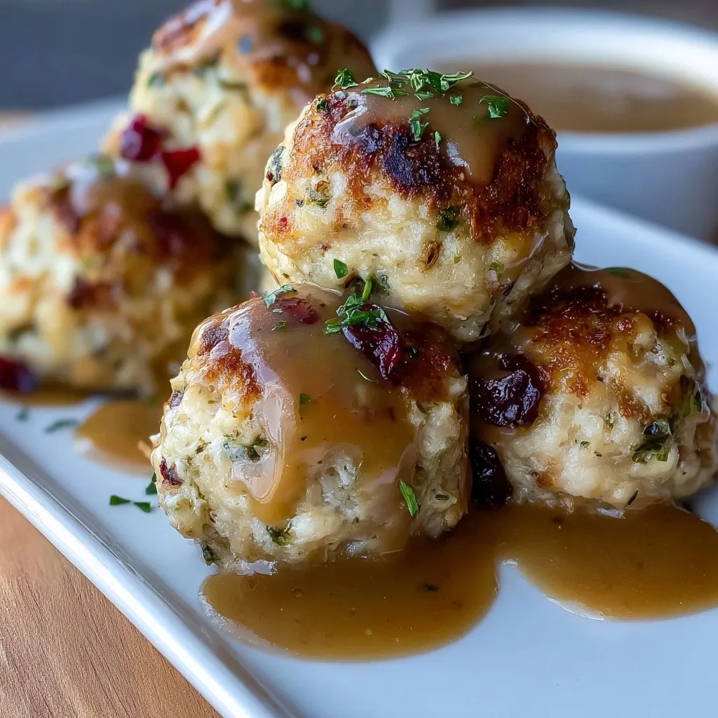 Turkey stuffing Balls 1 Turkey stuffing Balls