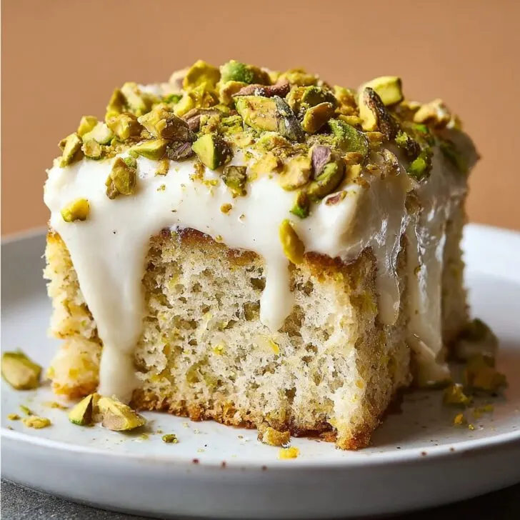 Vegan Pistachio Tres Leches